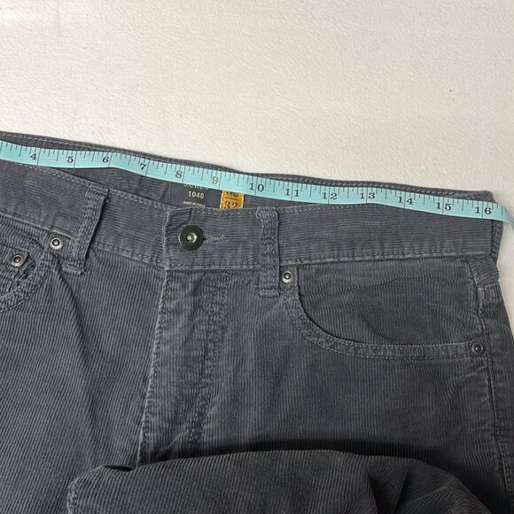J. Crew 1040 Corduroy Pants Mens 32x32 Dark Blue Gray - Picture 9 of 9
